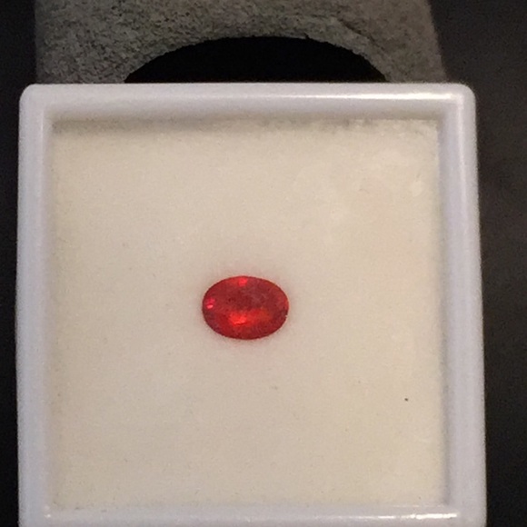 Mexican Cherry Opal Oval Shape - Picture 4 of 5